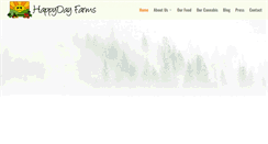 Desktop Screenshot of happydayfarmscsa.com